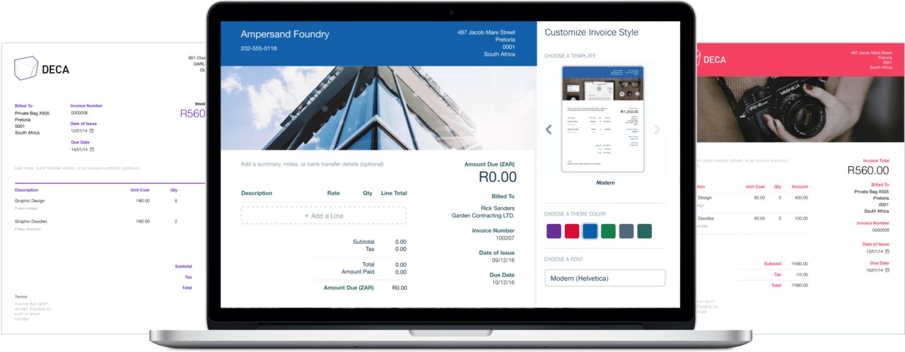 Convenient for Clients, Faster for You Invoices Customization South Africa