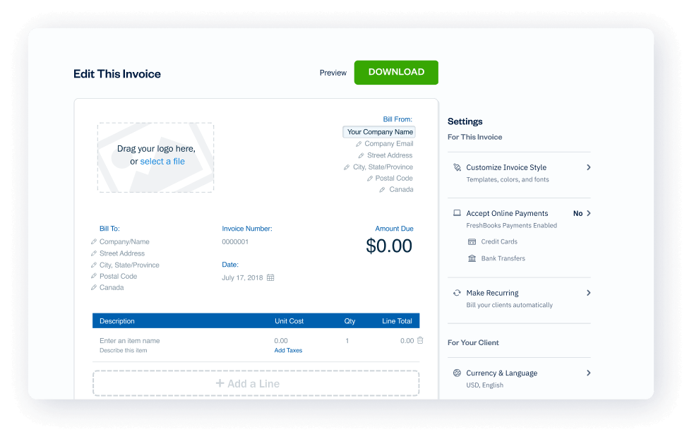 Free Invoice Generator